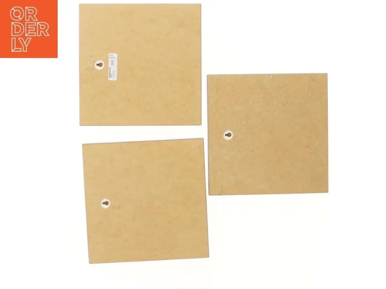 Billede 3 - Vægkunst med dyremotiver fra IKEA (str. 25x25x3 cm)