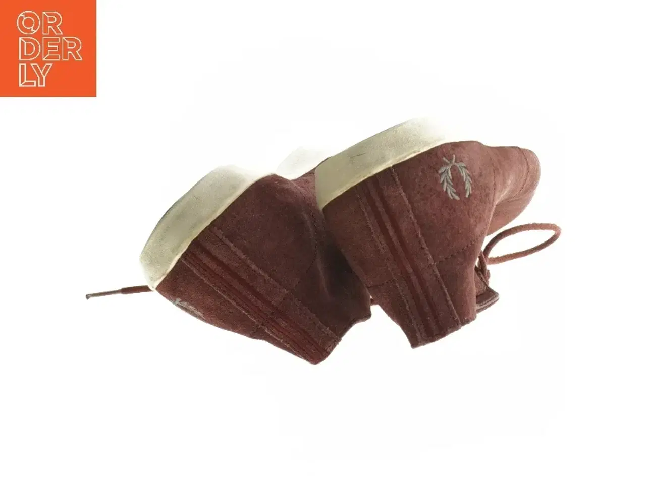 Billede 2 - Brune Fred Perry ruskindssko (str. 46)