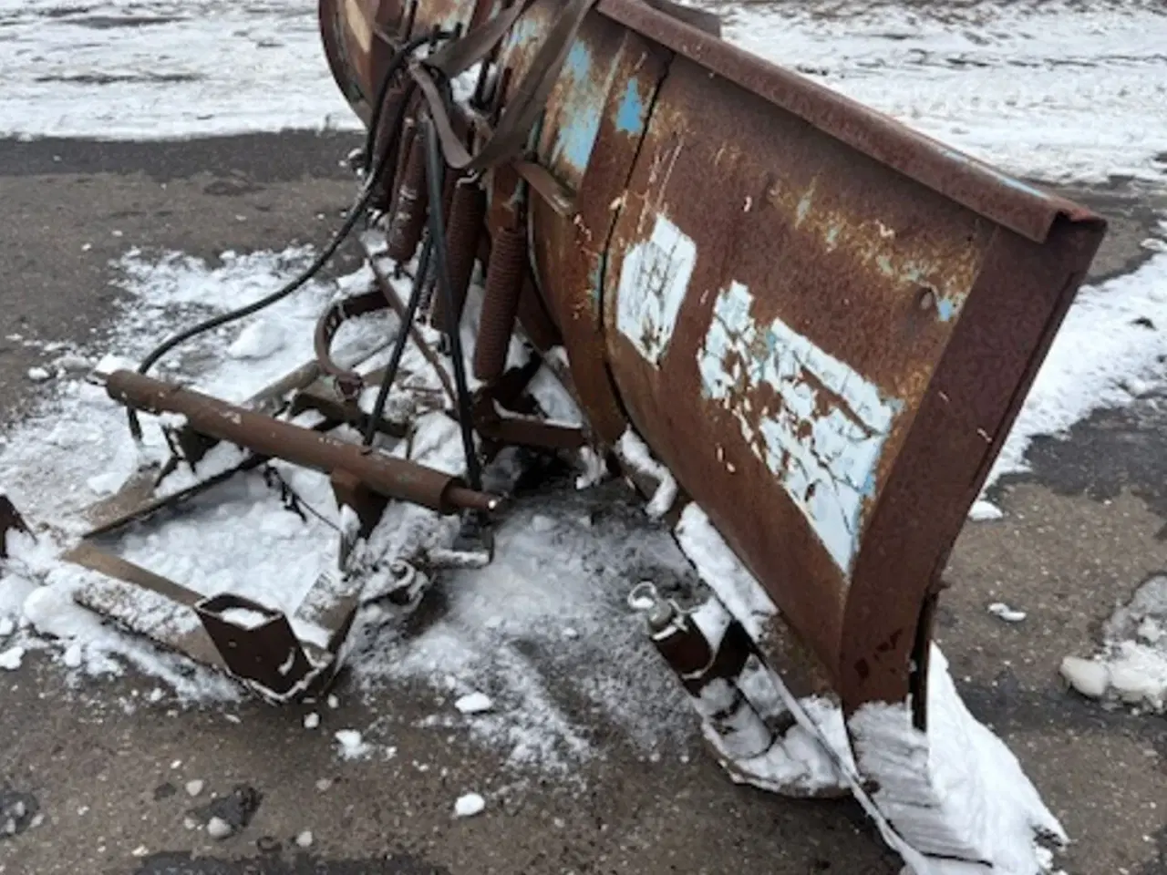 Billede 1 - Ukurant SNEPLOV 3M SKRÅPLOV MED HYDRAULIKS MSIDEREGULERING OG KANTSIKRING