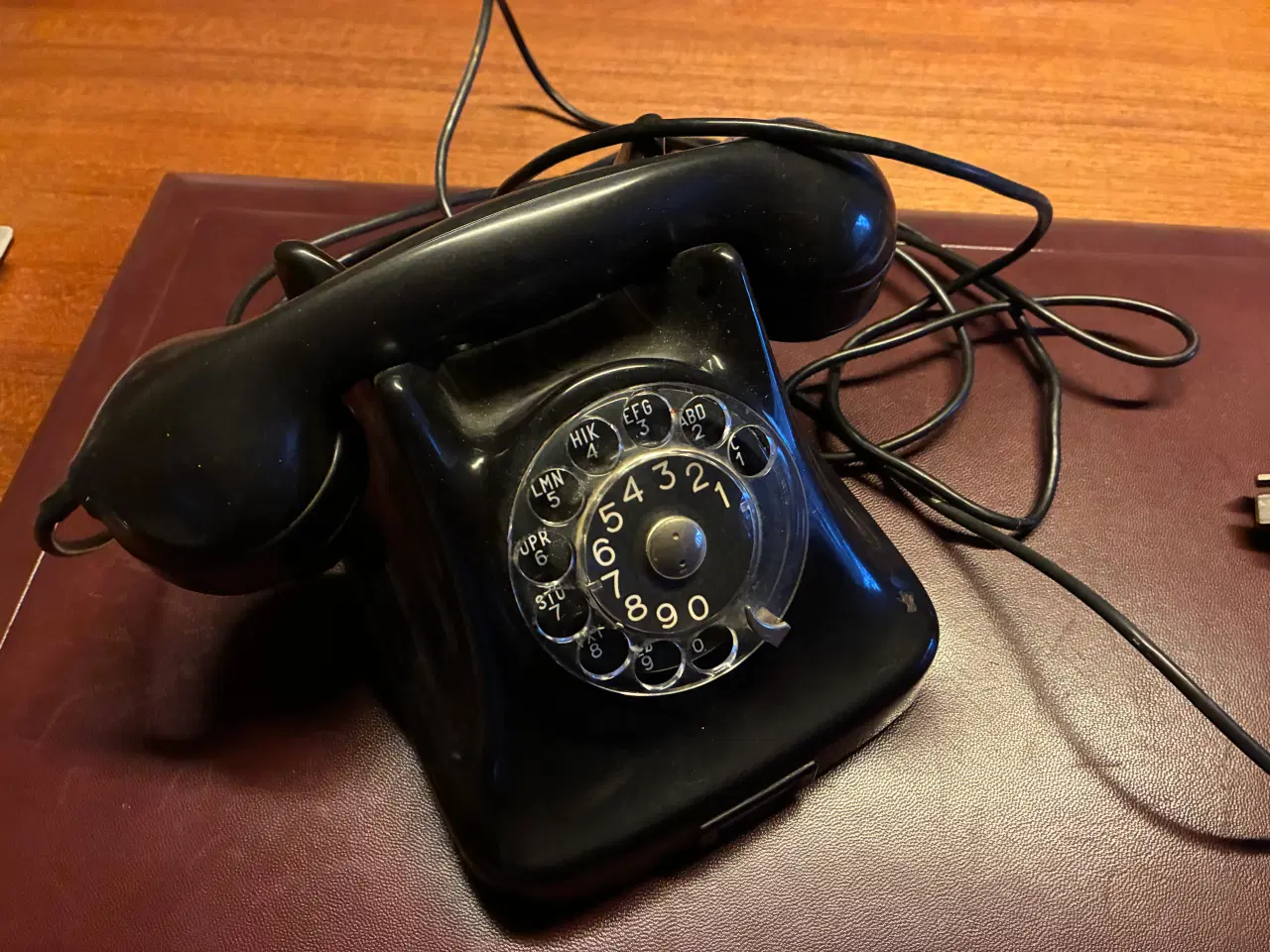 Billede 1 - Retro telefon med drejeskive