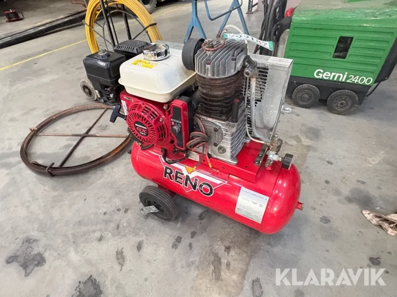 Billede 1 - Kompressor med Honda motor Reno Honda GX160