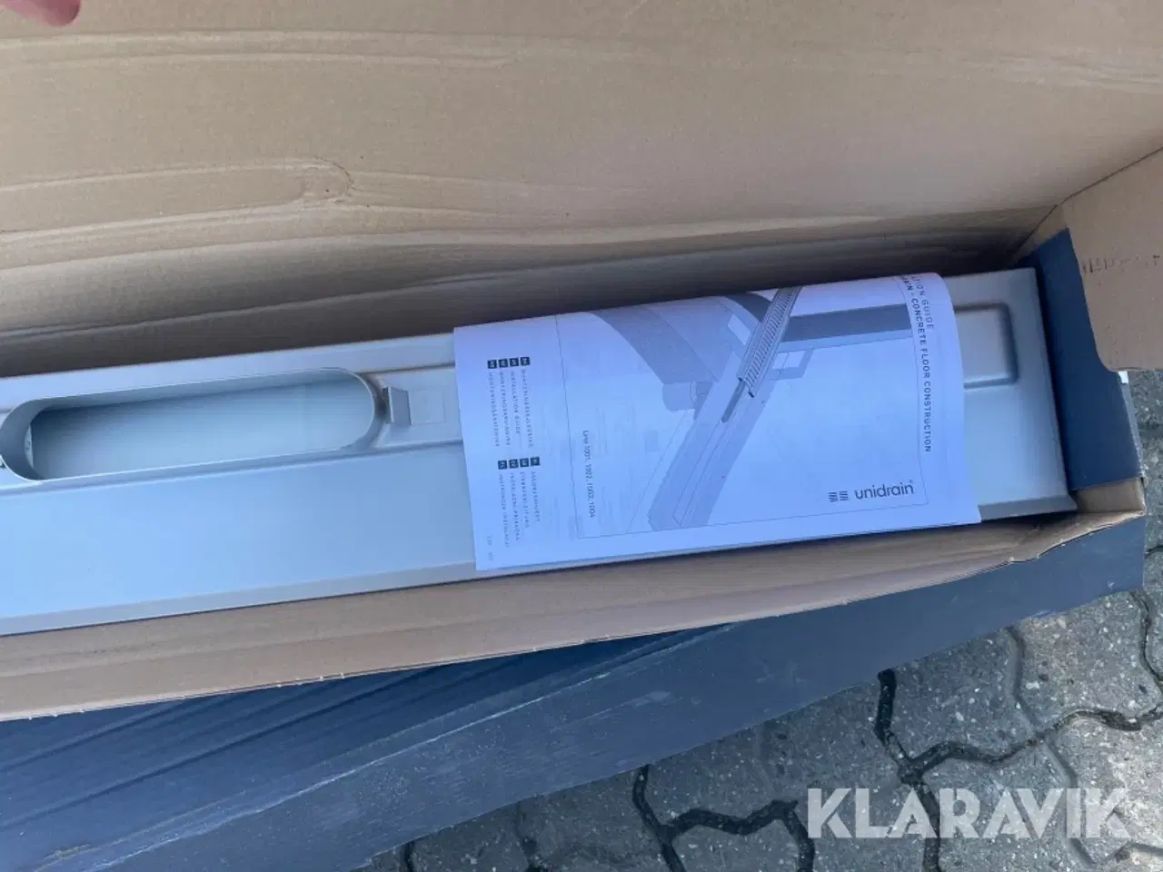 Billede 8 - Afløbsarmatur Unidrain 1000mm 7 styk