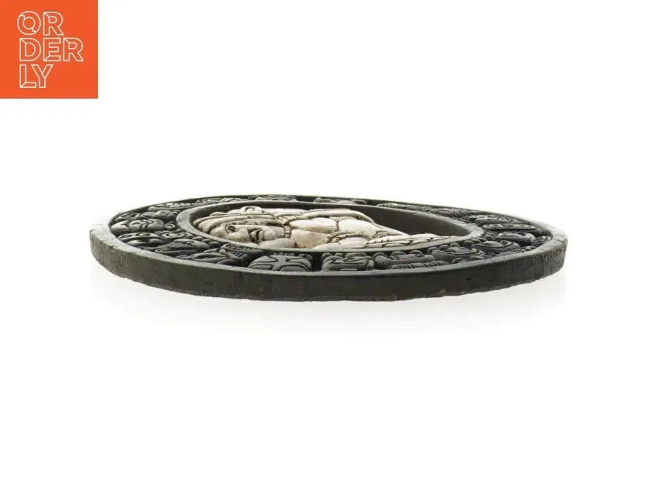 Billede 2 - Dekorativ Aztec Mayansk Kalender sten (str. Ø 26 cm)