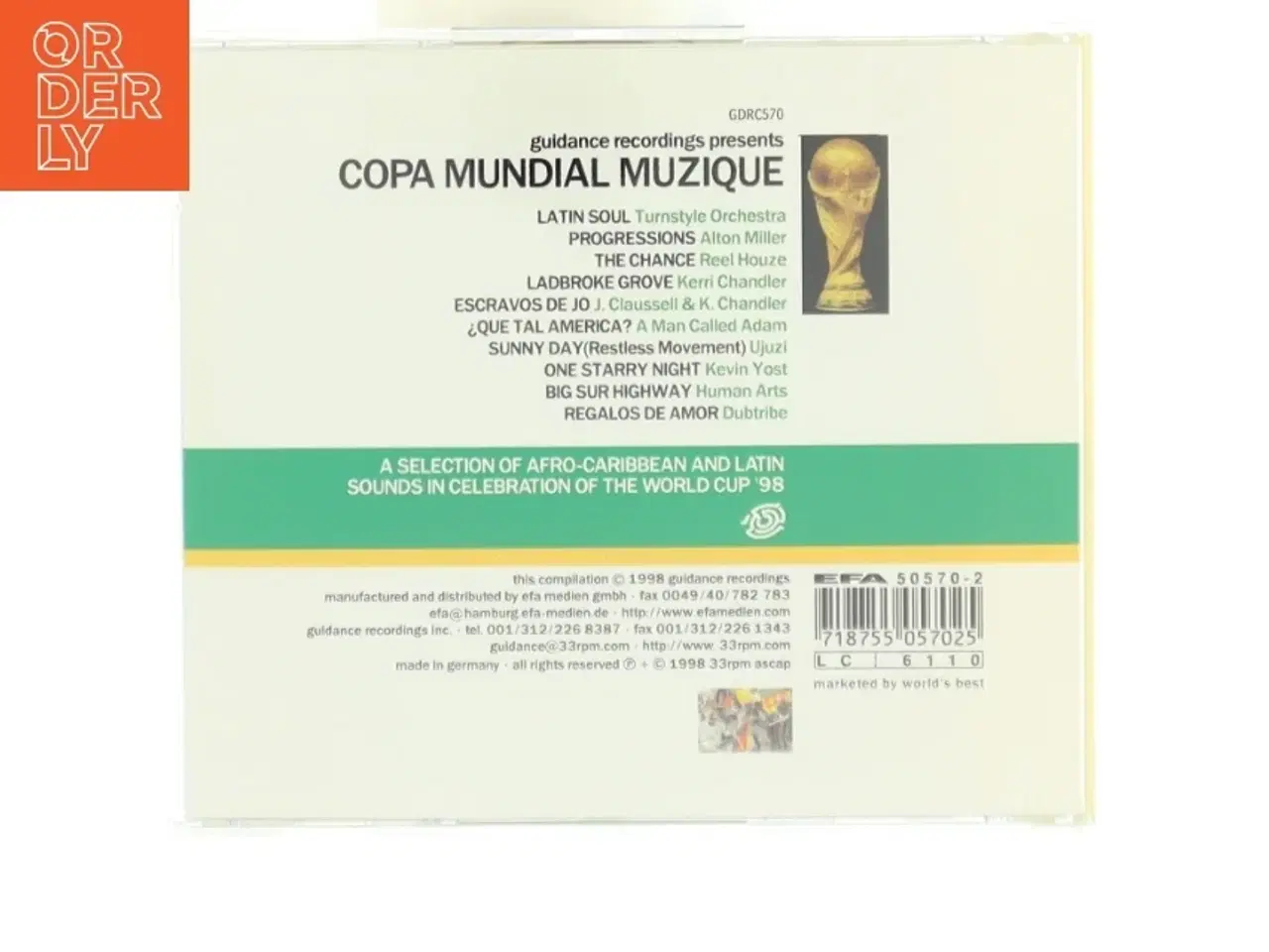 Billede 2 - &#39;COPA MUNDIAL MUZIQUE&#39; fra Guidance Recordings