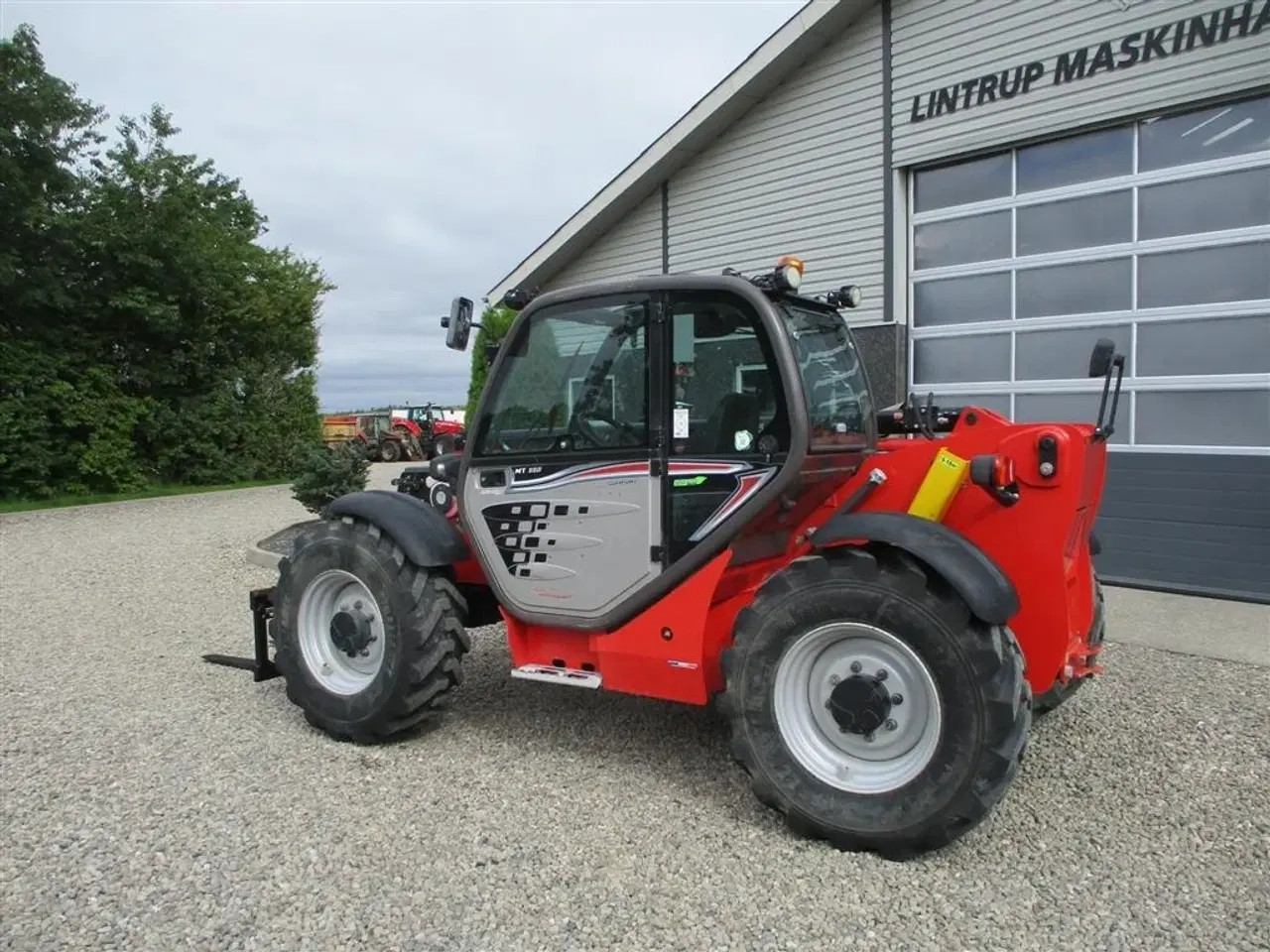 Billede 10 - Manitou MT932 Comfort Dansk maskine, med hydrauliske pallegafler.