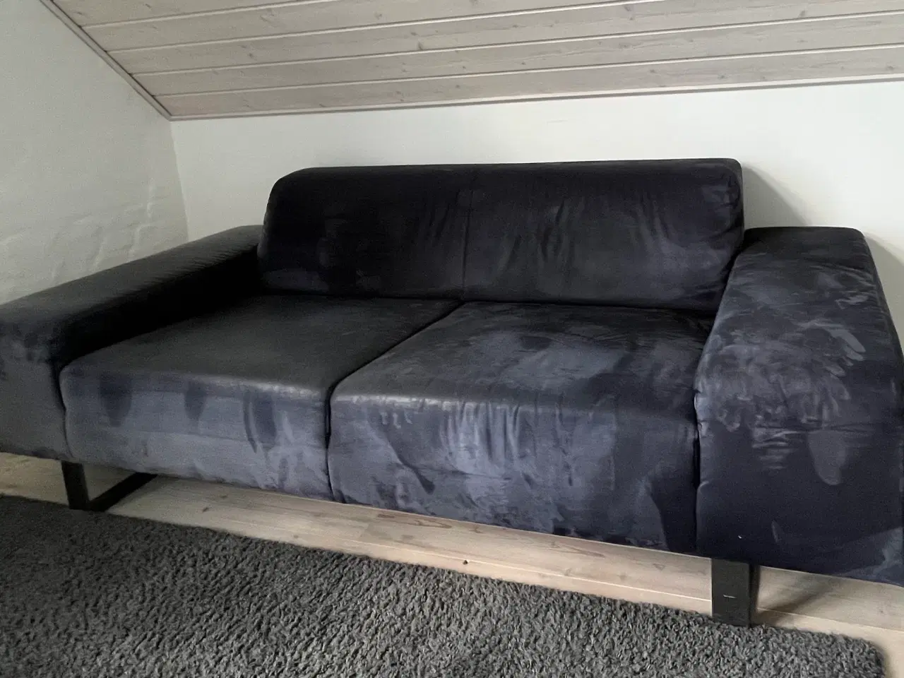 Billede 2 - Sort 2 ½  pers sofa