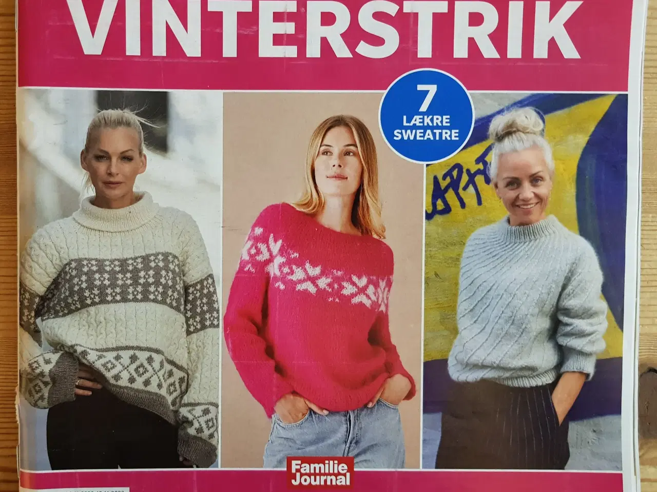 Billede 7 - Opskrifter og blade om strik og hækling