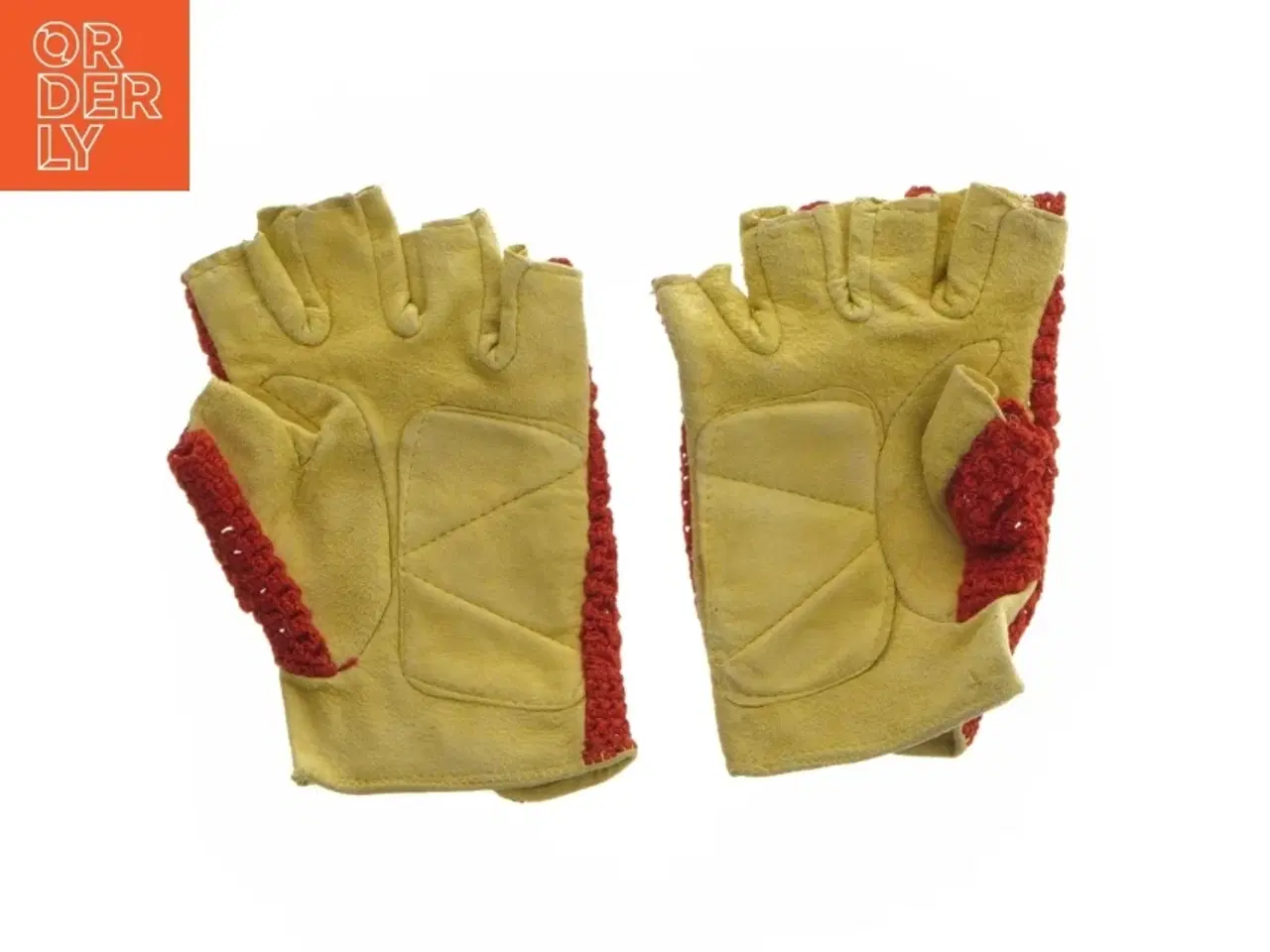 Billede 2 - Fingerløse kørehandsker (str. 15,5 cm)