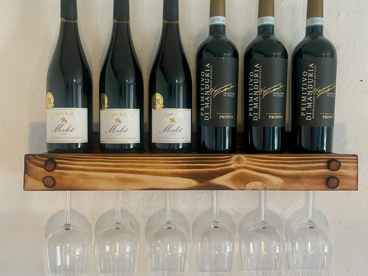 Billede 1 - Vinhylde af træ