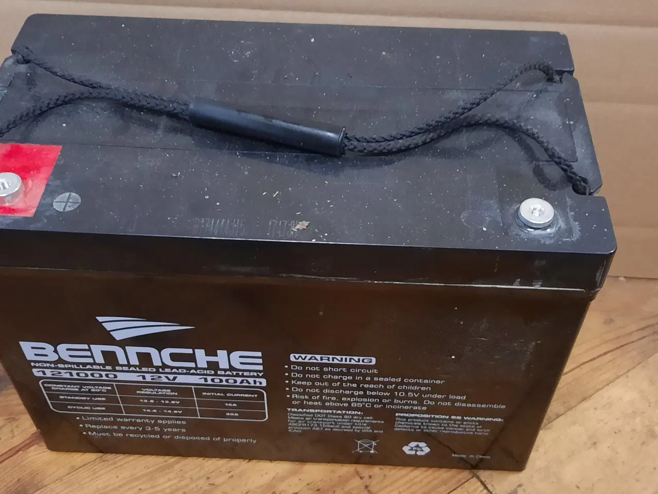 Billede 4 - Batteri 12V / 100Ah