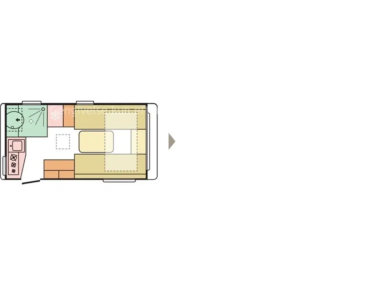 Billede 12 - 2021 - Adria Action 391 LH   Enkeltsenge - Fortelt - Mover - Cykelstativ.