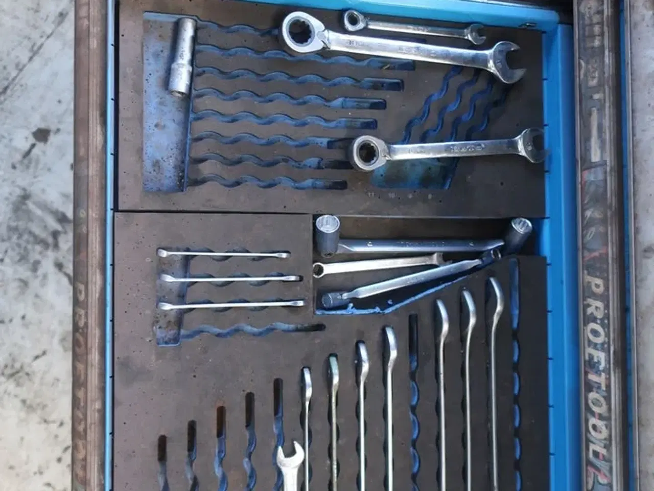 Billede 10 - Værktøjsvogn med div. Værktøj