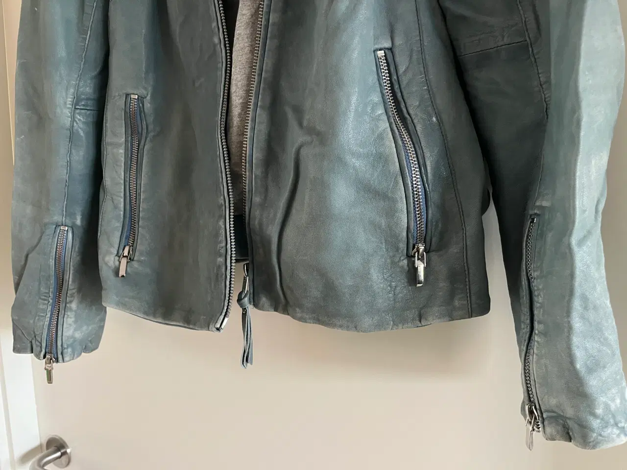 Billede 2 - Dame skindjakke m/patina