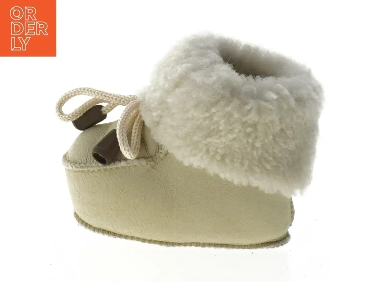 Billede 1 - Helt nye babysko i skind med pels (str. længde, 11 cm)