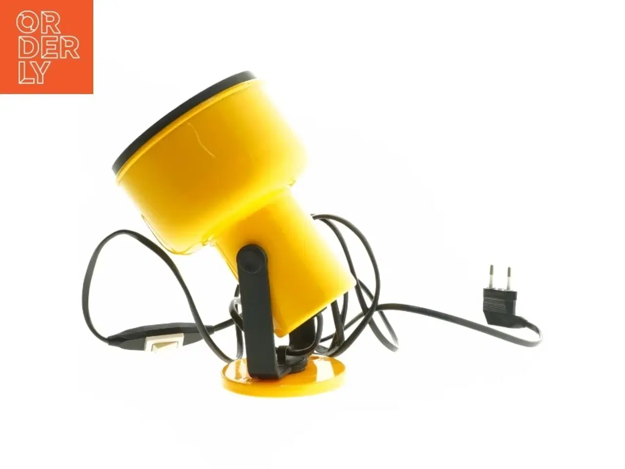 Billede 1 - Lampe med ledning (str. 19 cm)