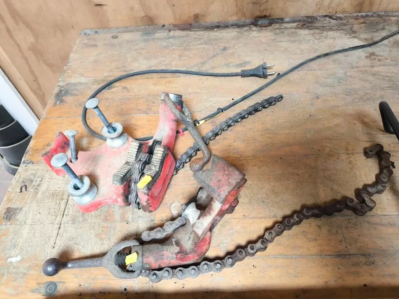 Billede 1 - Kæberørholder RIDGID BC-410 & rørspænder