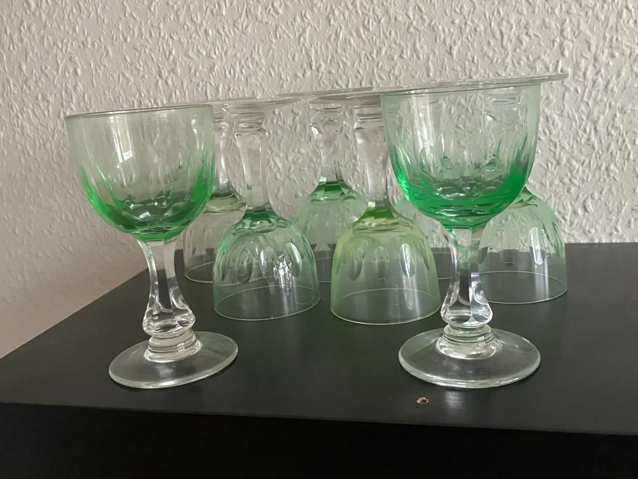 Billede 2 - Derby grønne hvidvinsglas