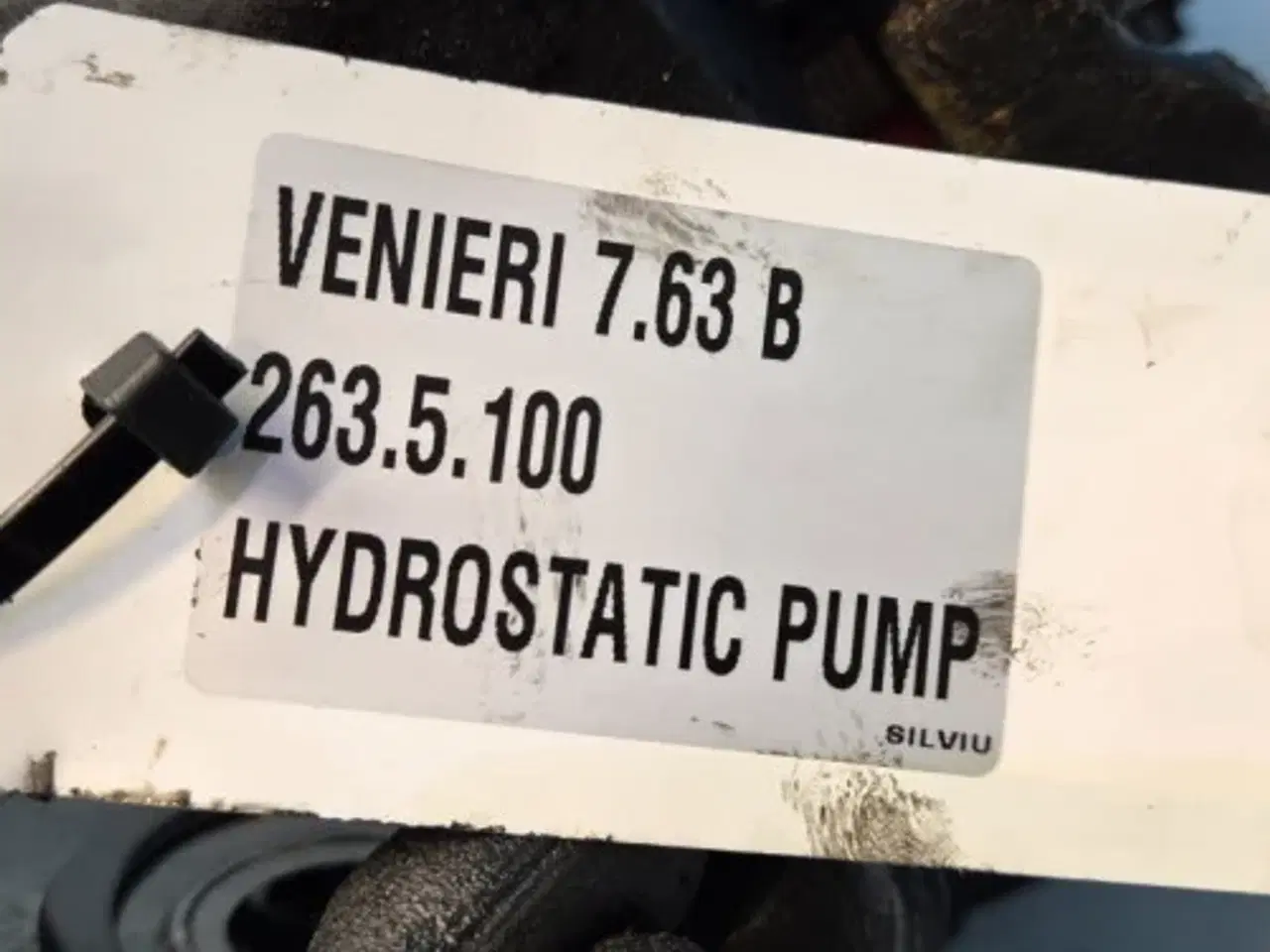 Billede 9 - Venieri 7.63B Hydrostatisk Pumpe 263.5.100