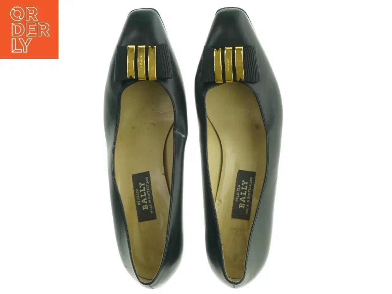 Billede 3 - Sorte læderpumps fra Bally (str. 5,5)