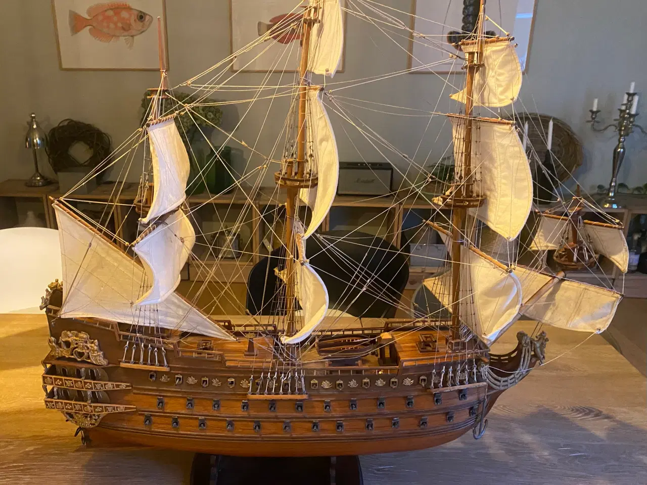 Billede 5 - Modelskib Le Soleil Royal