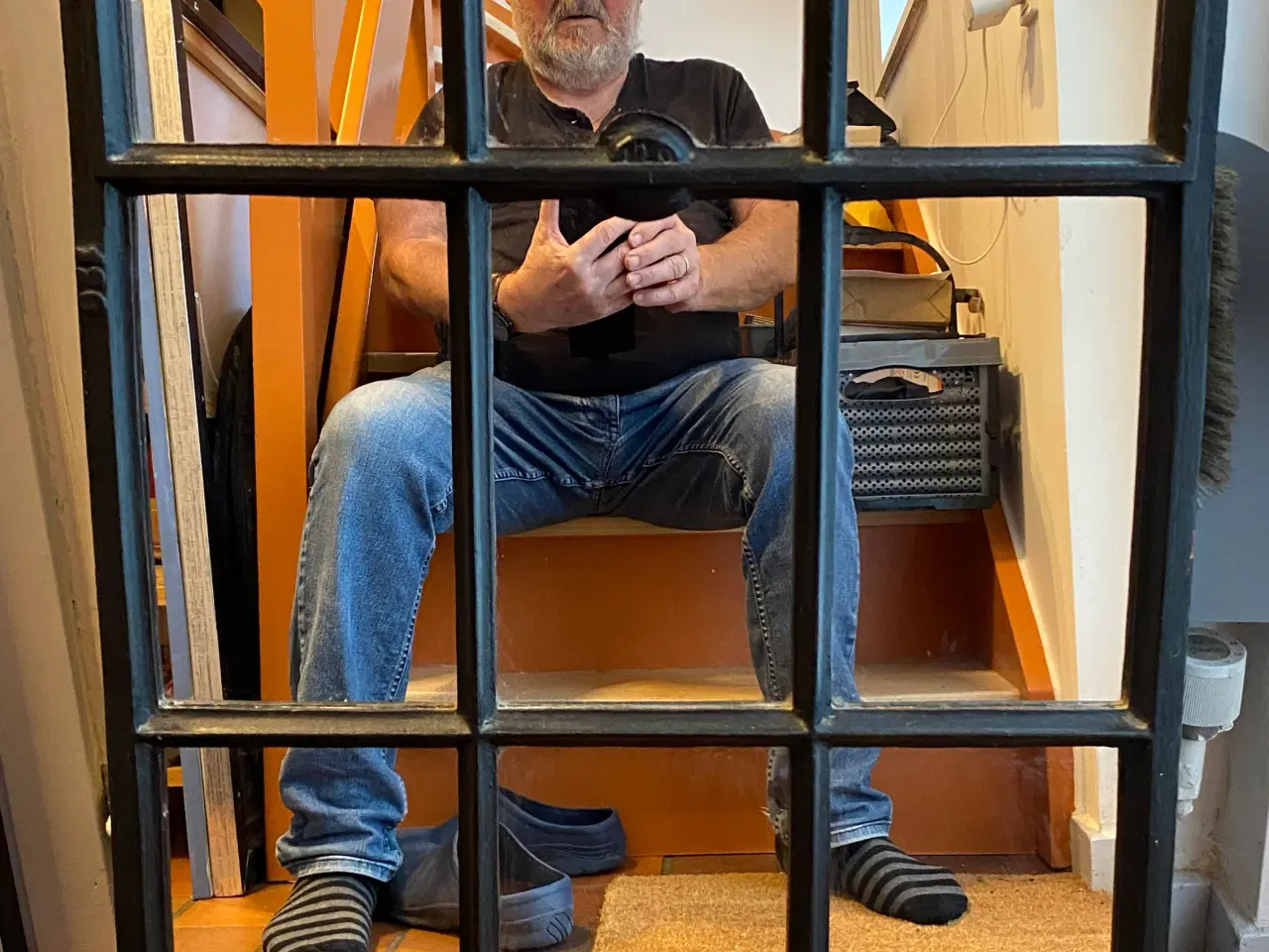 Billede 1 - Spejl af støbejerns vindue