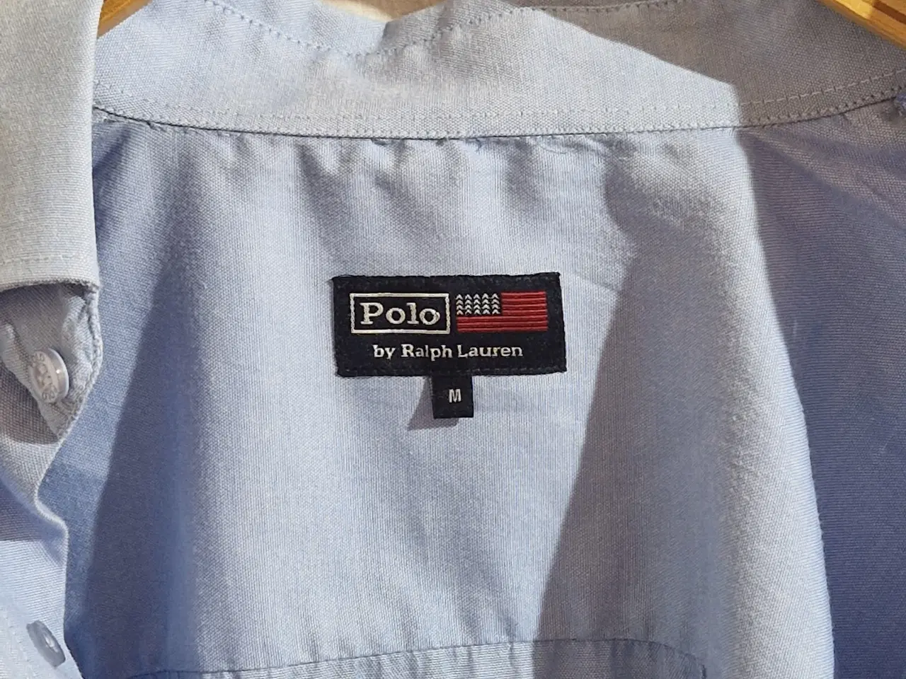 Billede 1 - Polo Ralph Lauren lyseblå skjorte, størrelse M