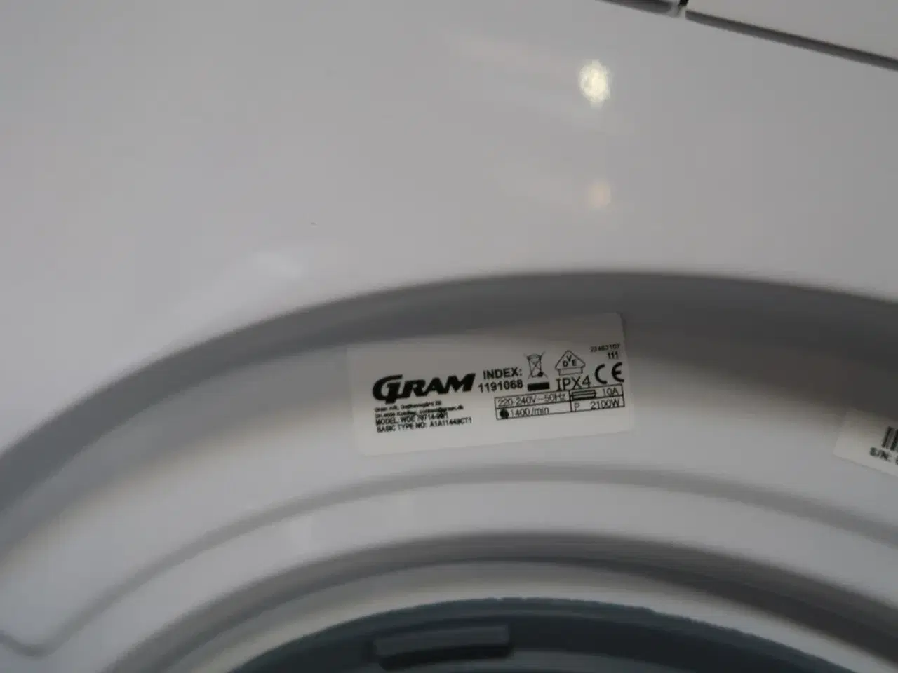 Billede 4 - Vaskemaskine GRAM WDE 70714-90/1