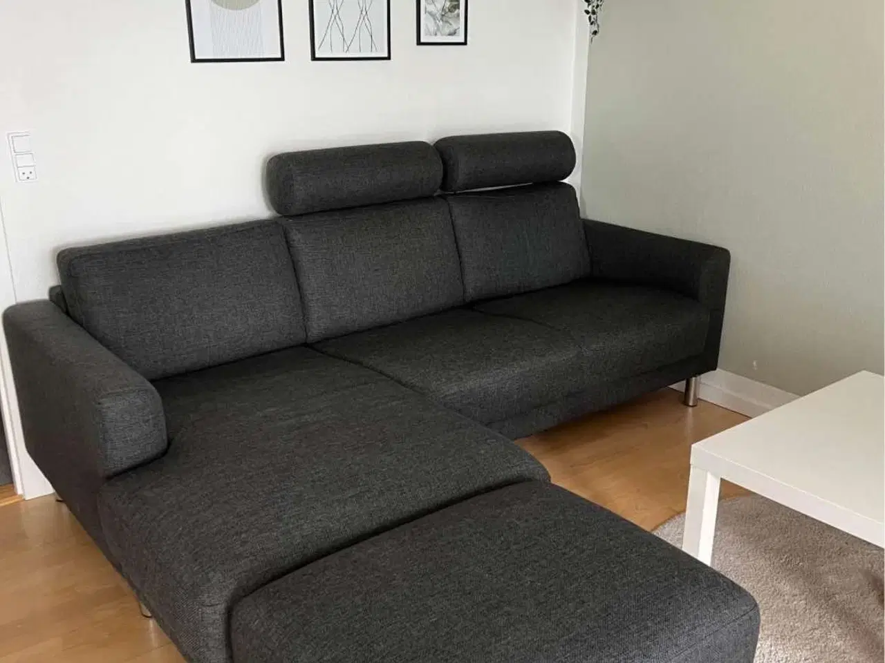 Billede 2 - Sofa med chaiselong 