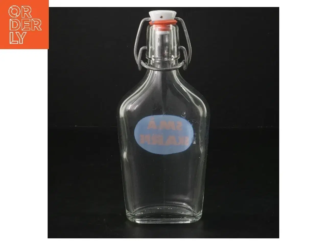 Billede 3 - Glasflaske med patentlåg (str. 19,5 cm)