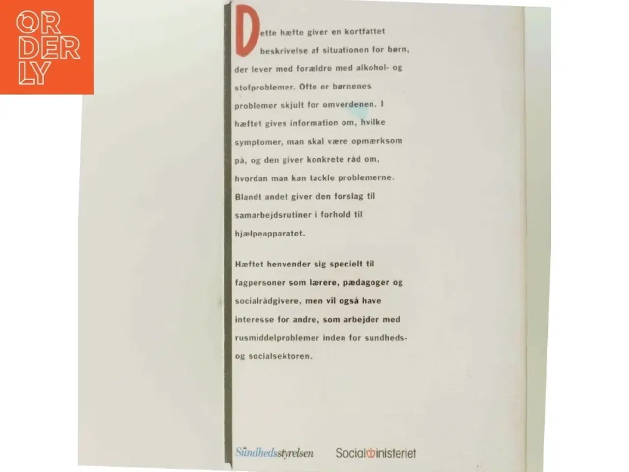 Billede 3 - Børn i familier med alkohol- og stofproblemer (Bog)