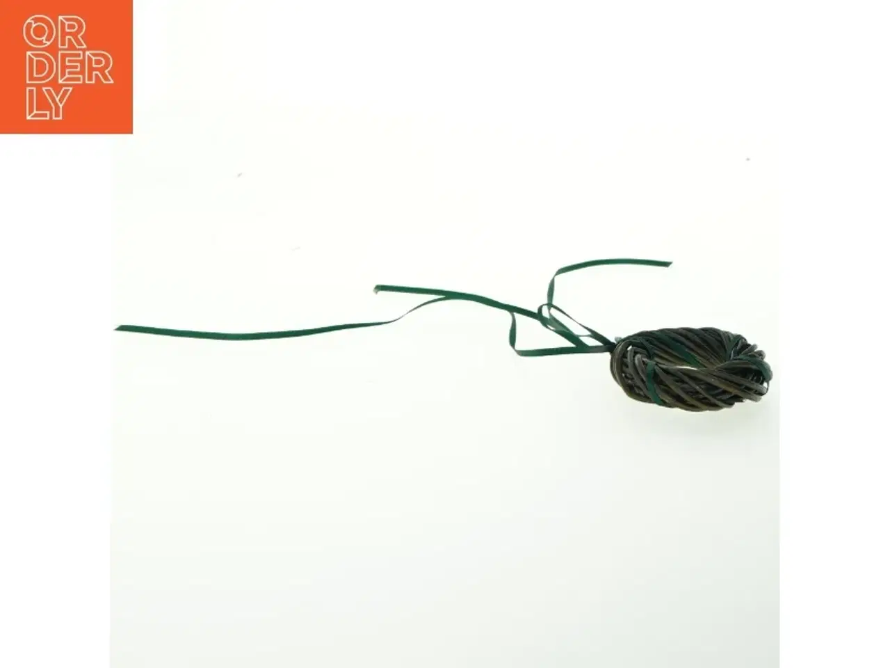 Billede 2 - Flettet julekrans dekoration (str. 7,5x2 cm)