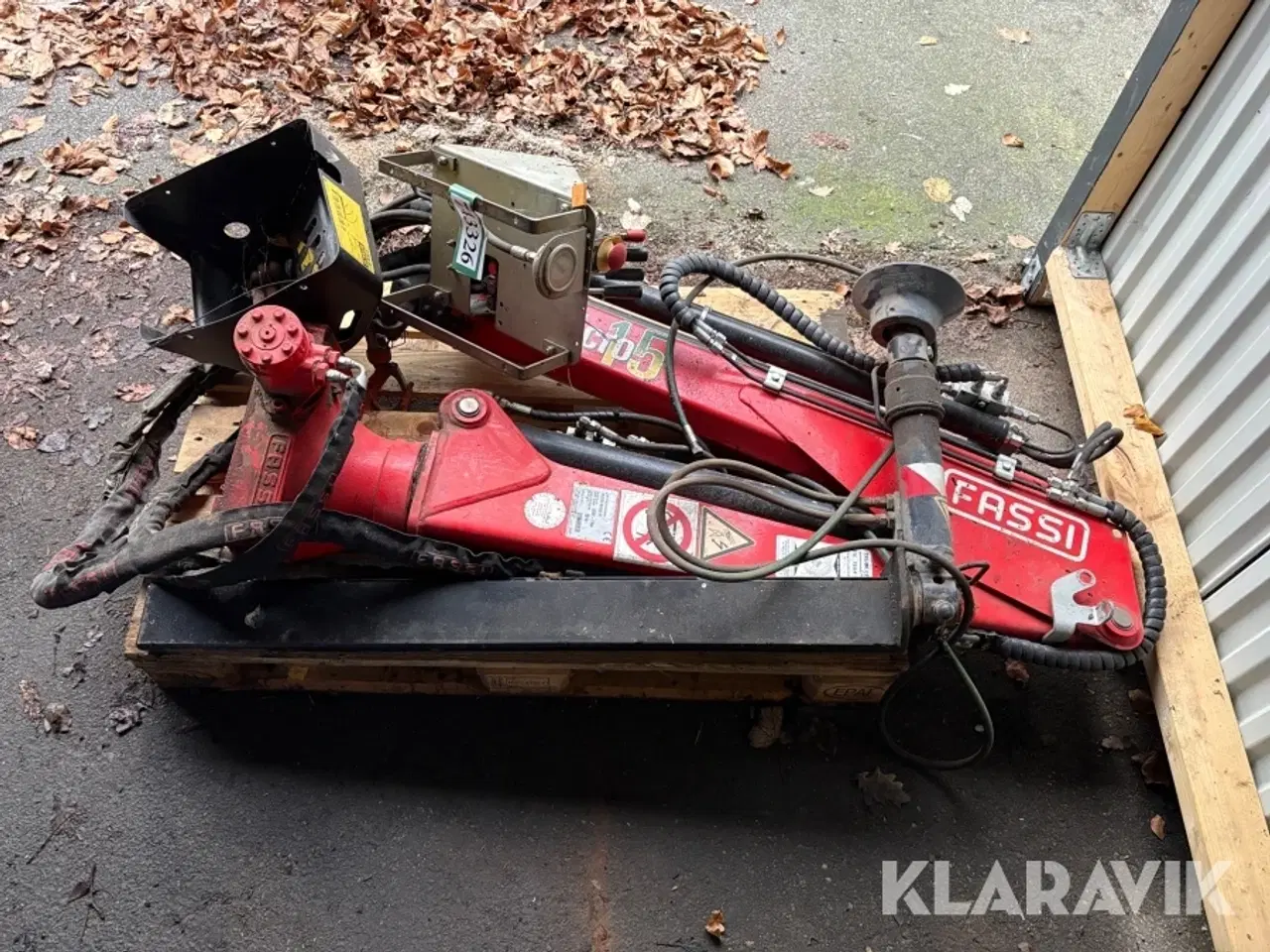 Billede 2 - Kran Fassi Micro M15A.12 1,5 tons