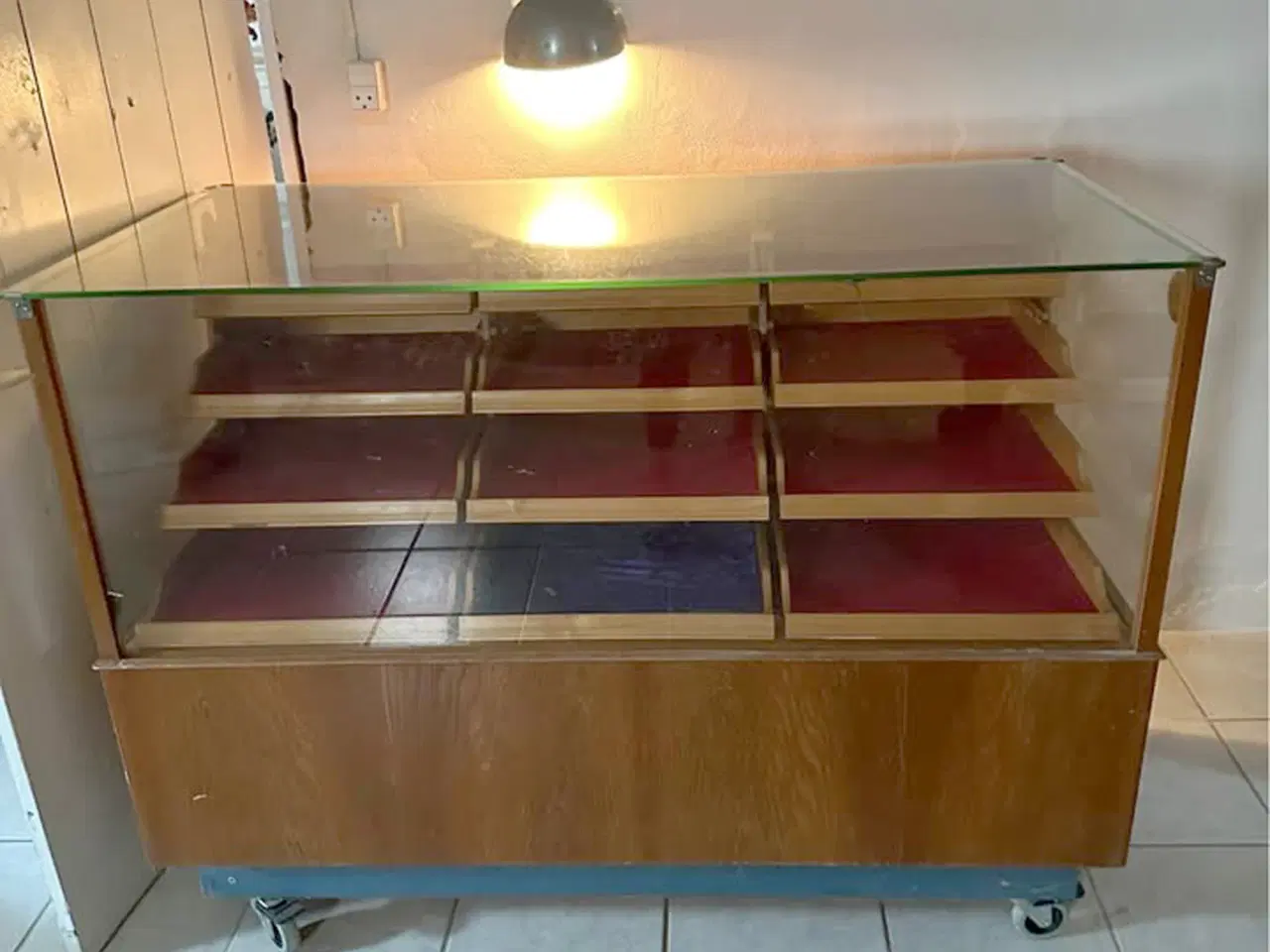 Billede 3 - Retro BUTIKS Disk     glas...