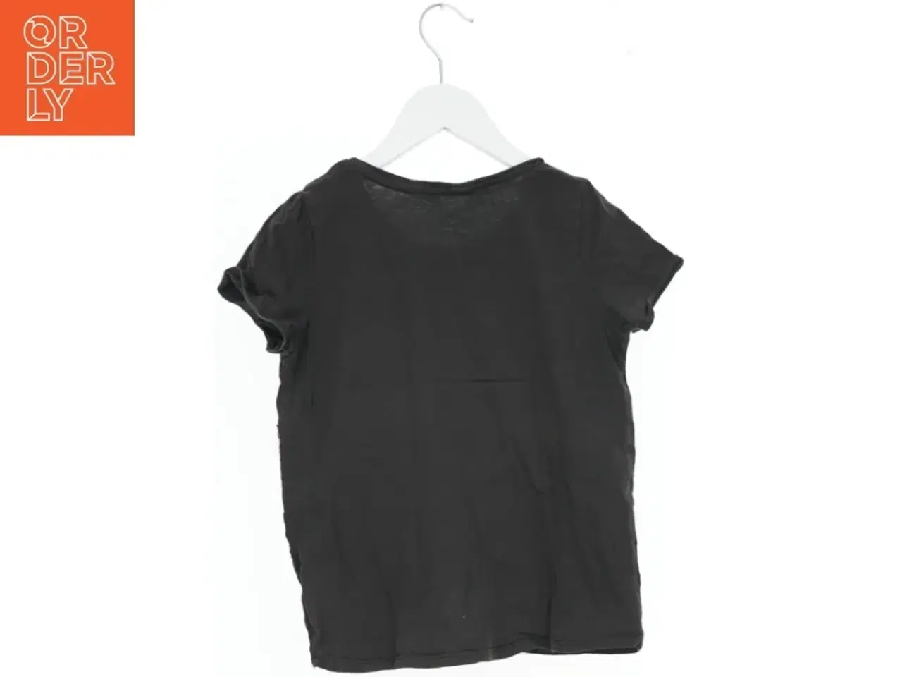 Billede 2 - Sort T-shirt med enhjørning fra H&M (str. 140)