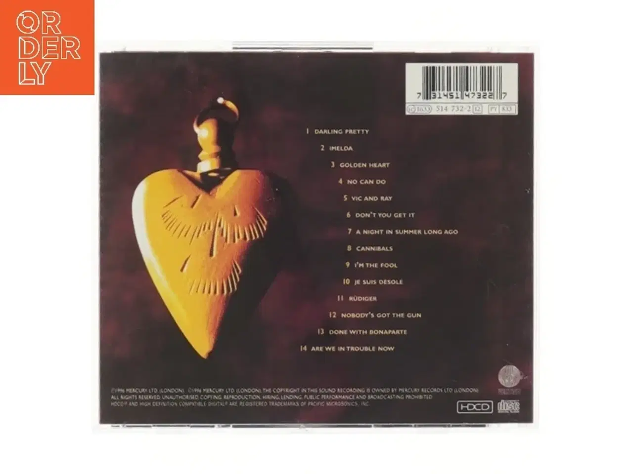 Billede 3 - Mark Knopfler &#39;Golden Heart&#39; CD fra Vertigo