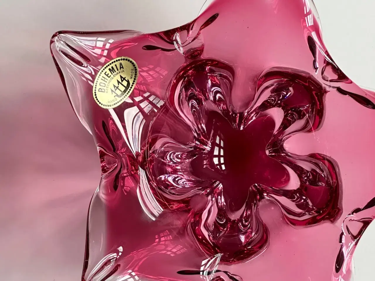 Billede 4 - Tjekkisk flammeskål, pink