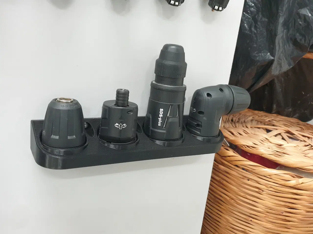 Billede 5 - Blå Bosch 18v Flexiclick – adapter holder