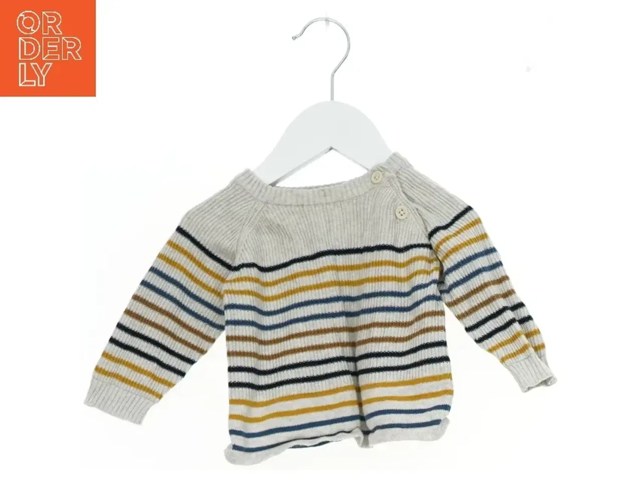 Billede 1 - Strikket bluse med striber fra Name It (str. 62)