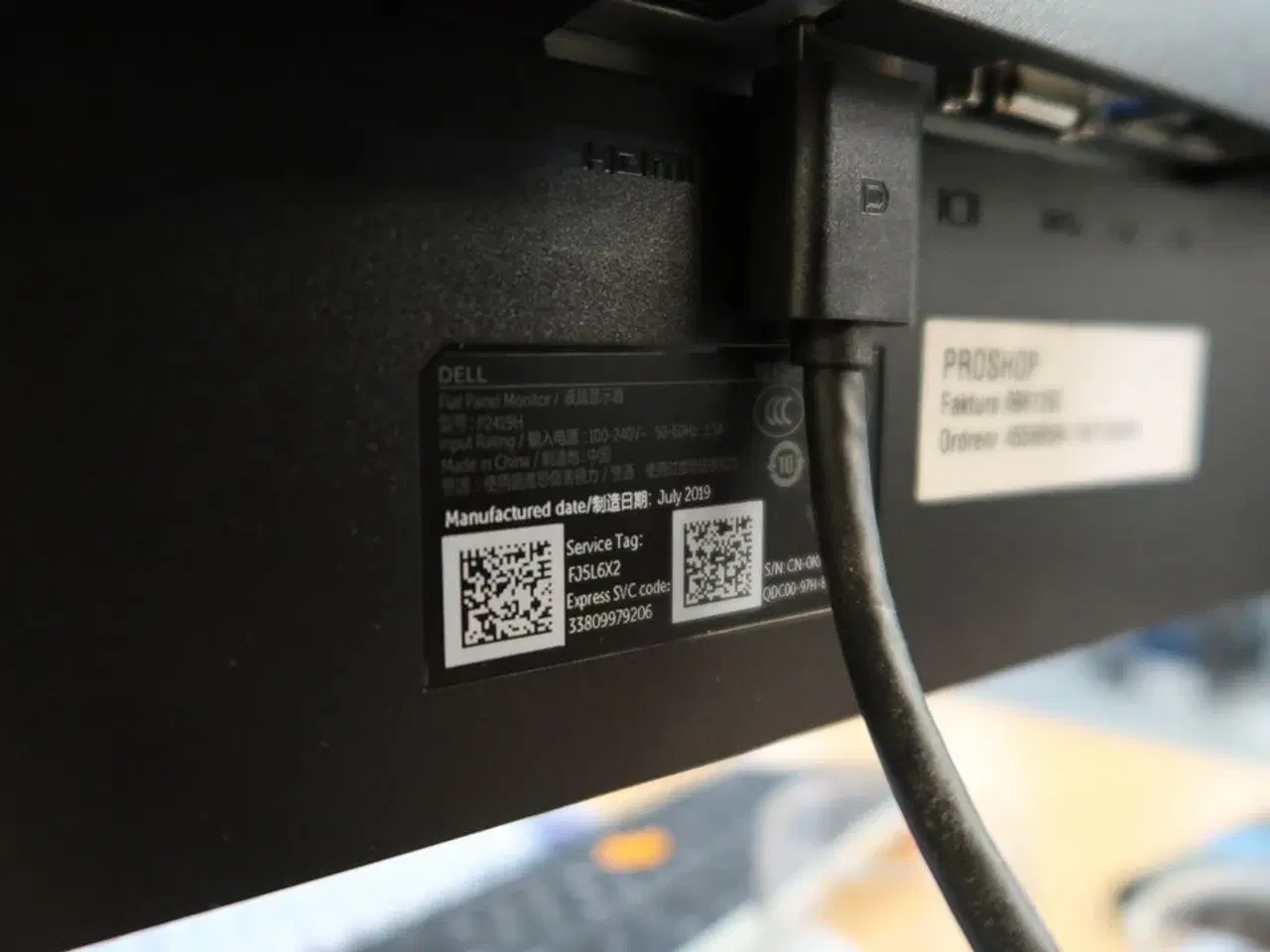 Billede 7 - 2 stk. computerskærme DELL P2419H, computer, tastatur, mus, computer, headset