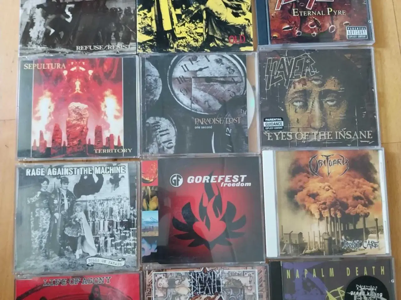 Billede 1 - 12 metal singler 