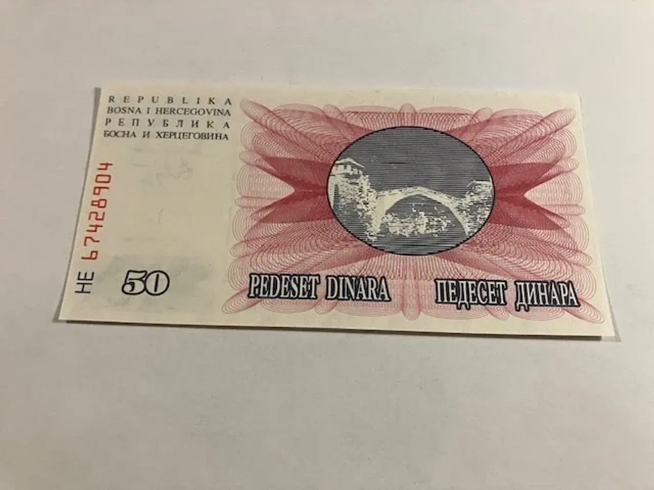 Billede 2 - 50 Dinar Bosnien & Herzegovina 1992