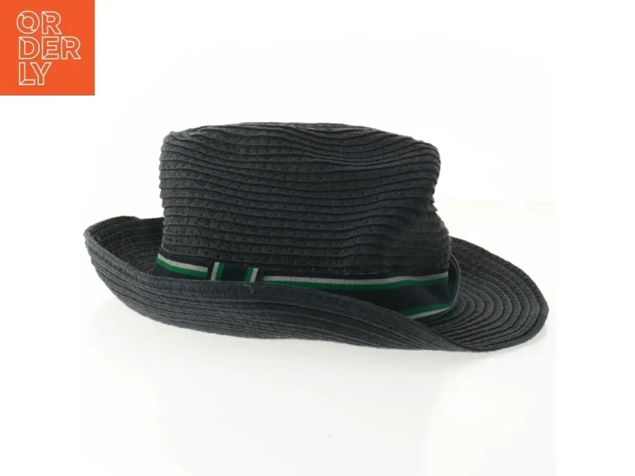 Billede 1 - Sort hat med bånd fra H&M (str. Ø 19 cm)