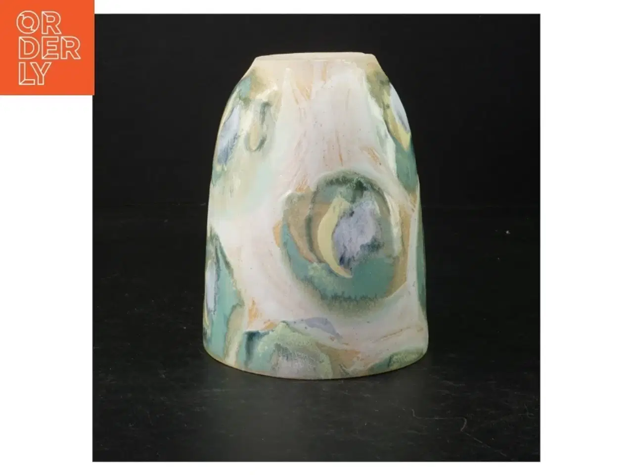 Billede 2 - Keramikvase (str. Ø 11 cm h 15,5 cm)