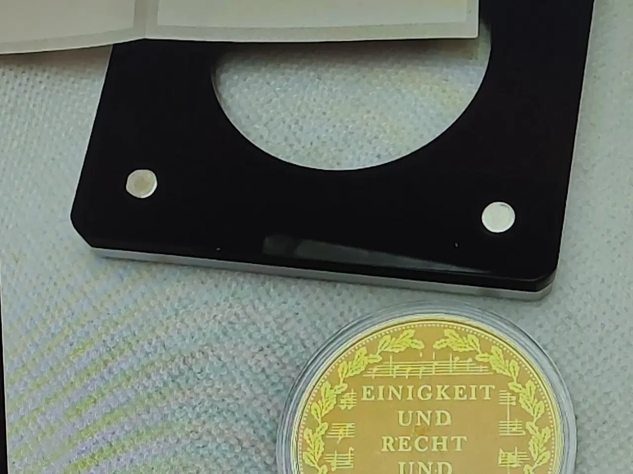 Billede 3 - Guldmønt Deutsche Nationalhymne