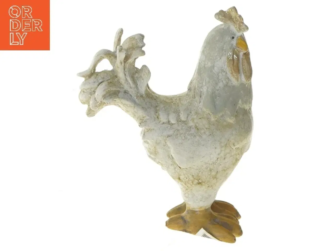 Billede 1 - Dekorativ hane figur (str. 12x9 cm)