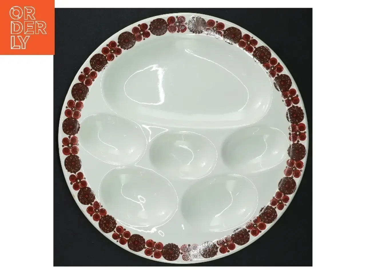Billede 3 - Porcelæns fad med ruminddeling fra Turi-design (str. Ø. 23,5 cm)