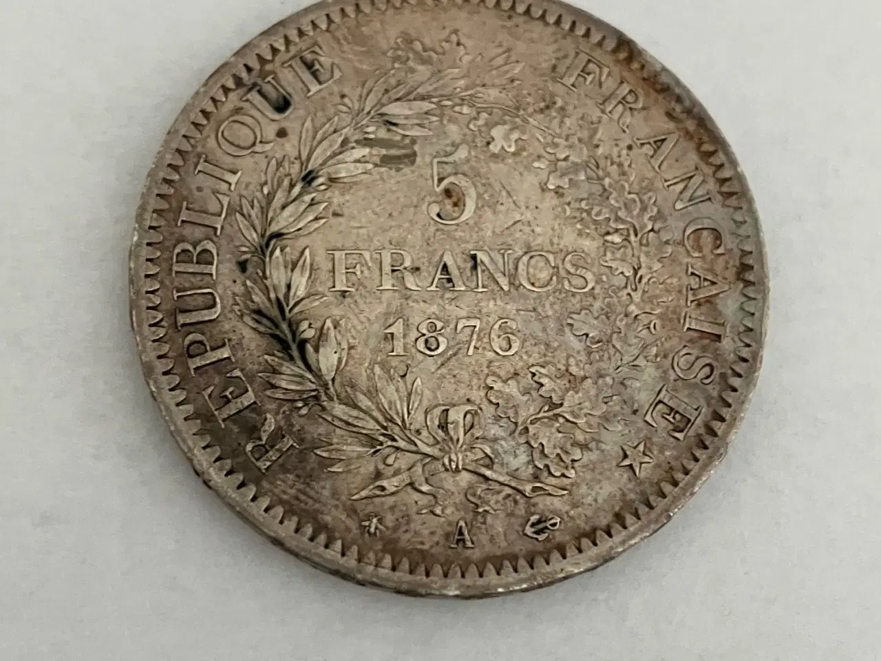 Billede 1 - 5 Francs 1876 A France