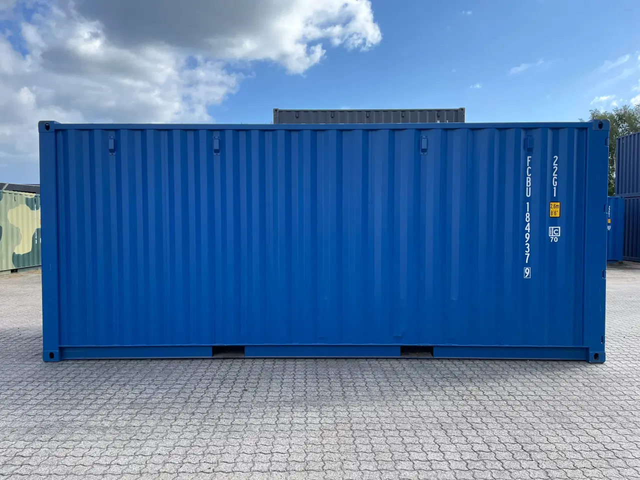 Billede 5 - 20´ fods Container i farve Ral: 5010 nye one way