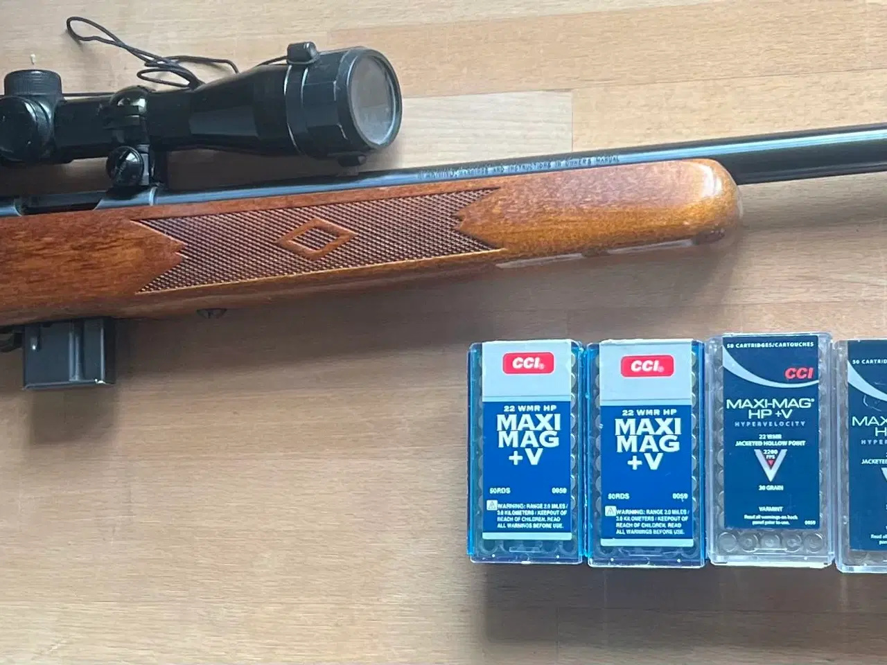 Billede 1 - Magnum Salonriffel Marlin 25 Mn .22 m. A-tec lyddæ