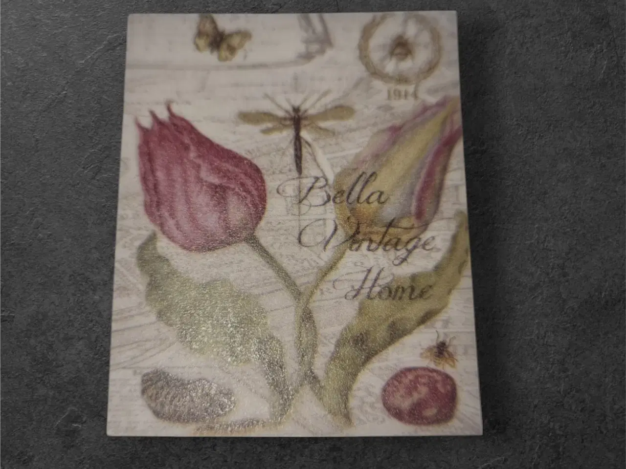 Billede 1 - Elegante papirark med dekorativt blomsterflise-des